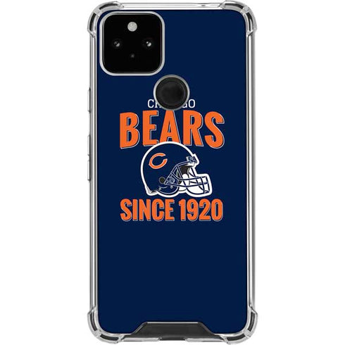 NFL Chicago Bears Helmet Google Pixel 5 Clear Case